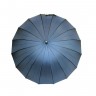 Зонт трость универсальный однотонный с облегченным каркасом 16 спиц 
