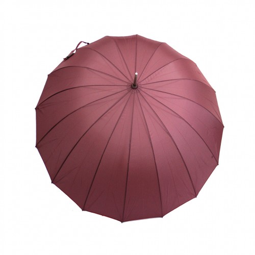 Зонт трость универсальный однотонный с облегченным каркасом 16 спиц 