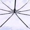Зонт женский 3 сложения автомат "Города" 9 спиц