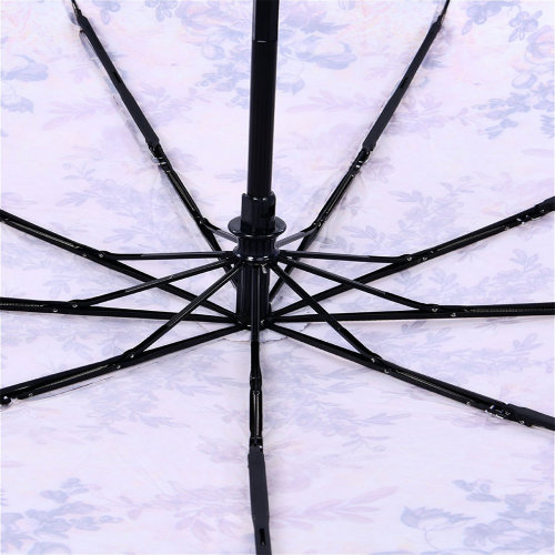  Зонт женский 3 сложения автомат "Яркий микс" 9 спиц